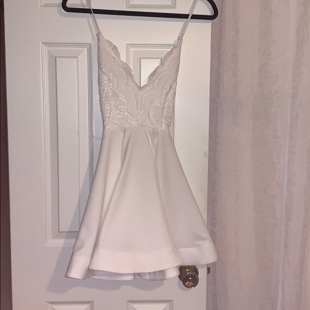 White Dress with lace detail